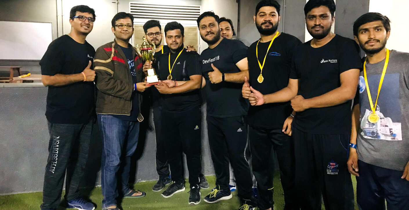Team Let’s Nurture Wins a Trophy on Debut at Socio Gully Cricket