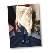  شال من خيط الليزه  