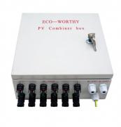 ECO-WORTHY Solar Combiner Box with Circuit Breakers - 6-String PV Enclosure - 10A Breakers