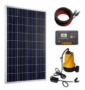 ECO-WORTHY 12V Solar Powered Water Pump 100W PV Solar panel + 20A Controller for Watering