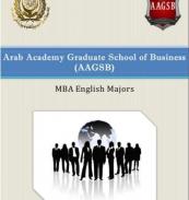 MBA-Arab Academy for Science, Technology & Maritime Transport