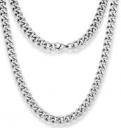 mens silver necklace chain
