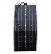 Semi-flexible 100 Watt 12V Solar Panel with High-Efficiency Monocrystalline Solar Cell