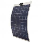 Waterproof 50W 12V Semi-Flexible Poly Solar Panel With 1.4m Cables