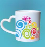 Photo print on cup