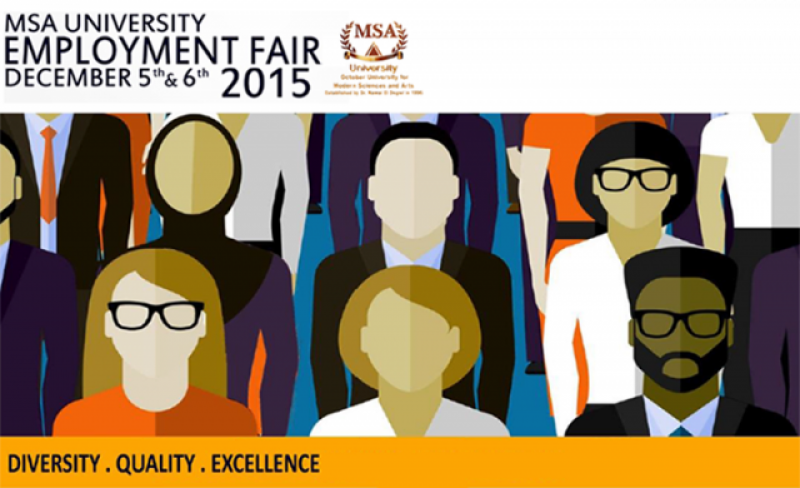 MSA University's annual employment fair 5-6/12/2015