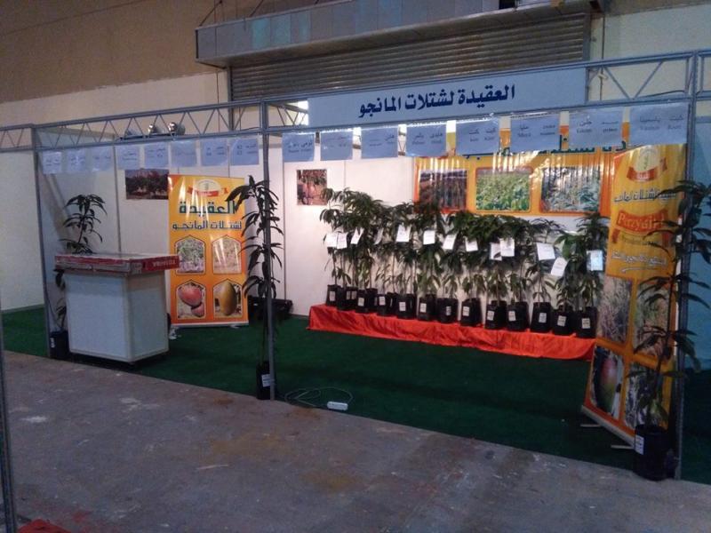 مشاركة شركة العقيدة لشتلات المانجوفى معرض اجرى بزنس 2017