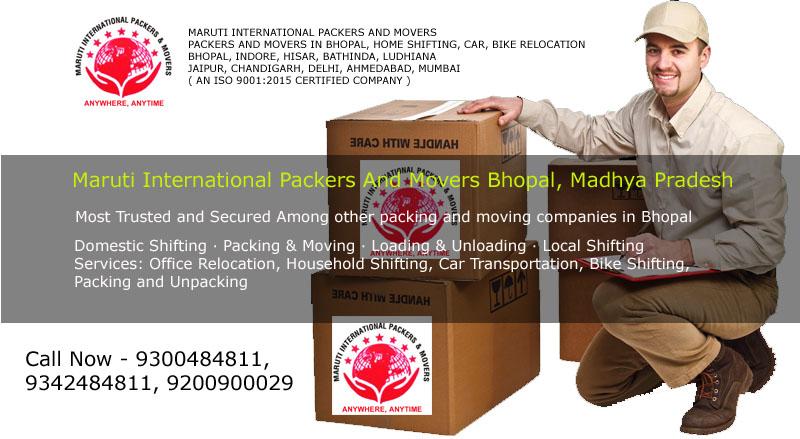Maruti International packers and movers Bhopal Madhya Pradesh India