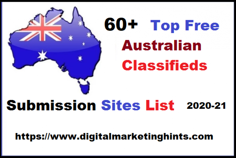 Free 60+ Australian Classified Sites List for 2020