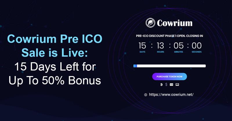 Cowrium Pre ICO Sale