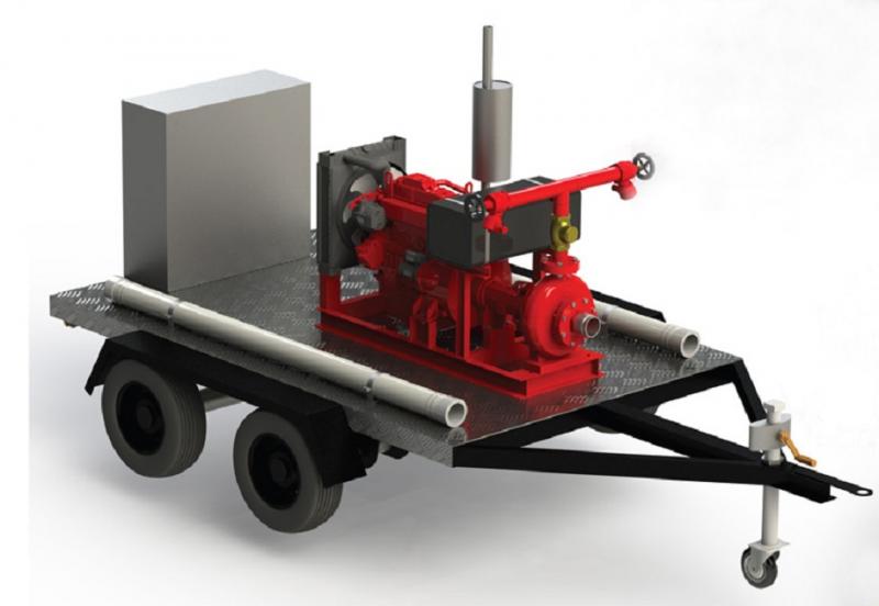 Fire Pump Trailer 