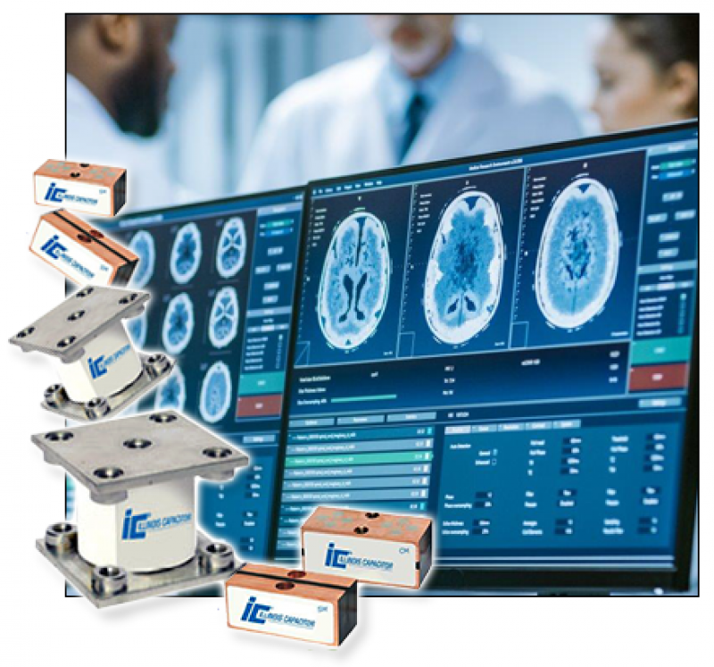 New Illinois Capacitor Feature Uses Through-Hole Structure Compatible with Many Current Application Configurations The new Illinois Capacitor line of Self-Healing Polypropylene Film Conduction Cooled Resonant Capacitors with the new direct mounting option for Medical Imaging, Induction Heating, Power Supplies, Electric Vehicle Charging Stations and more