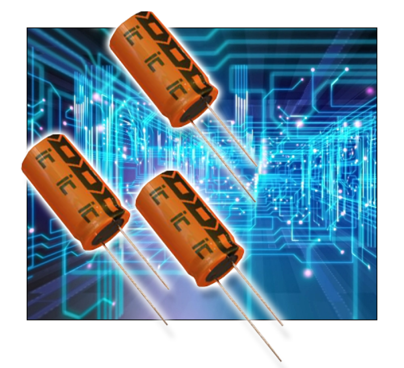 New Yorker Electronics is now carrying the new HJR Series of Radial-Lead General Purpose Aluminum Electrolytic Capacitors from Illinois Capacitor