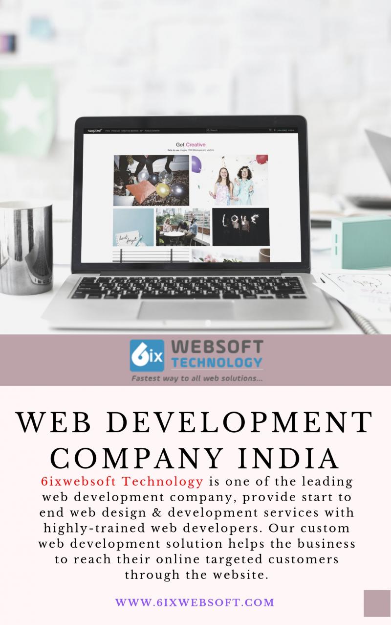 Indian Best Web Development Company- 6ixwebsoft