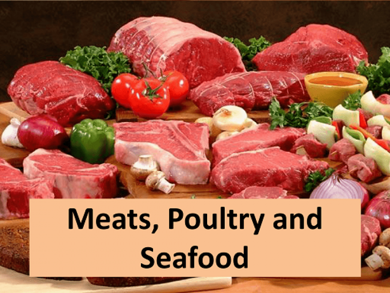 Meat, Poultry and Seafood 