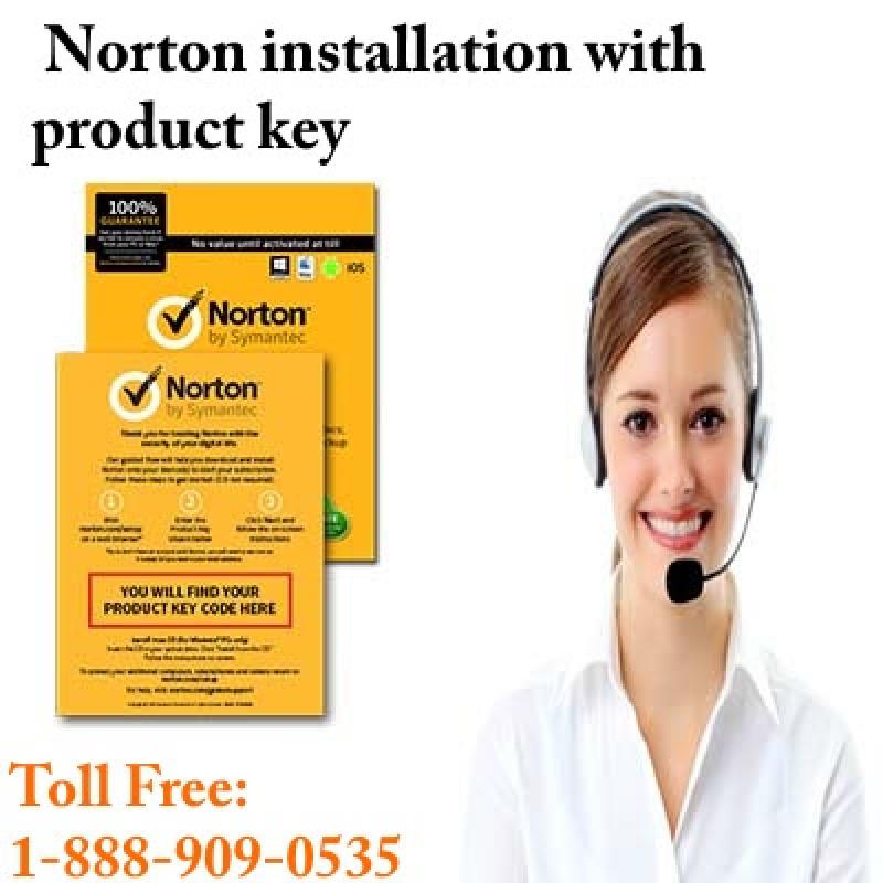Norton installation with product key