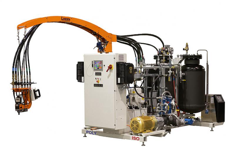 Polyurethane foam machine