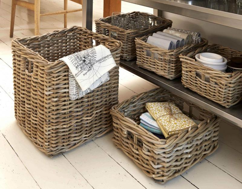 Storage Basket Rack