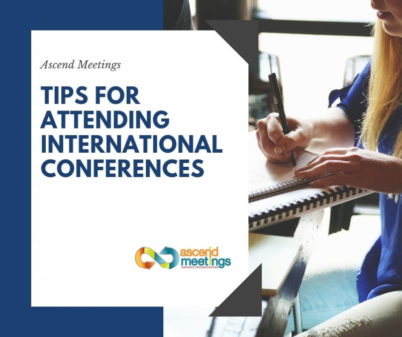 Tips for attending international conferences