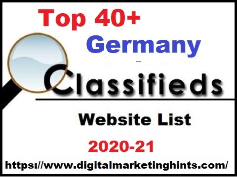 Top 40+ Free Germany Classifieds Sites List 2020