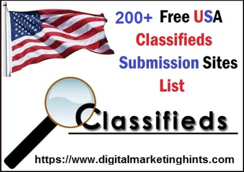 Top 200+ Free USA Classifieds Submission Sites List for 2020