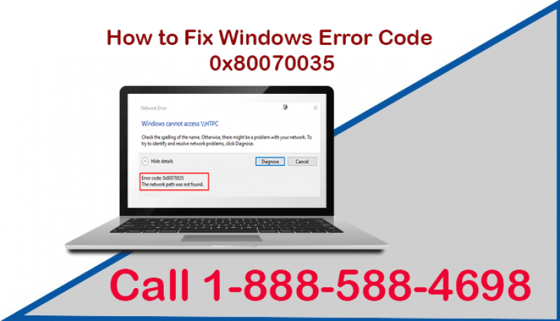 Windows Error Code 0x80070035