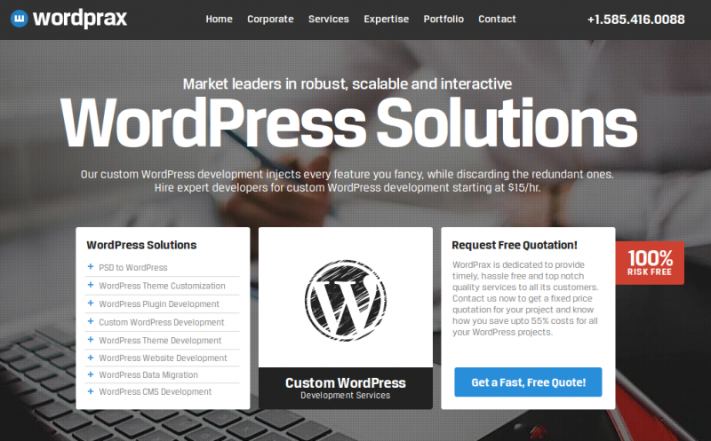 WordPress Web Site Development Services