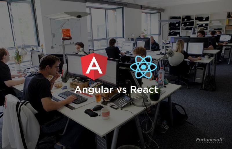 angular-vs-react-differences-fortunesoft