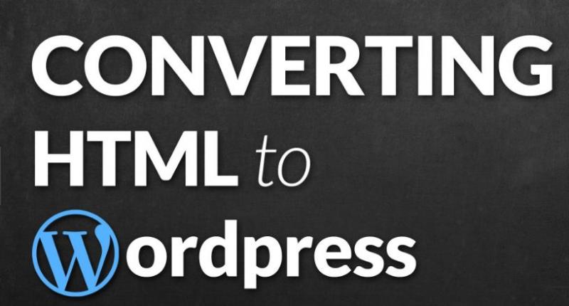html-to-wordpress-coversion