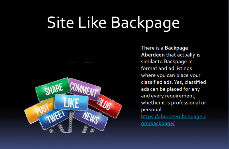     Backpage Aberdeen