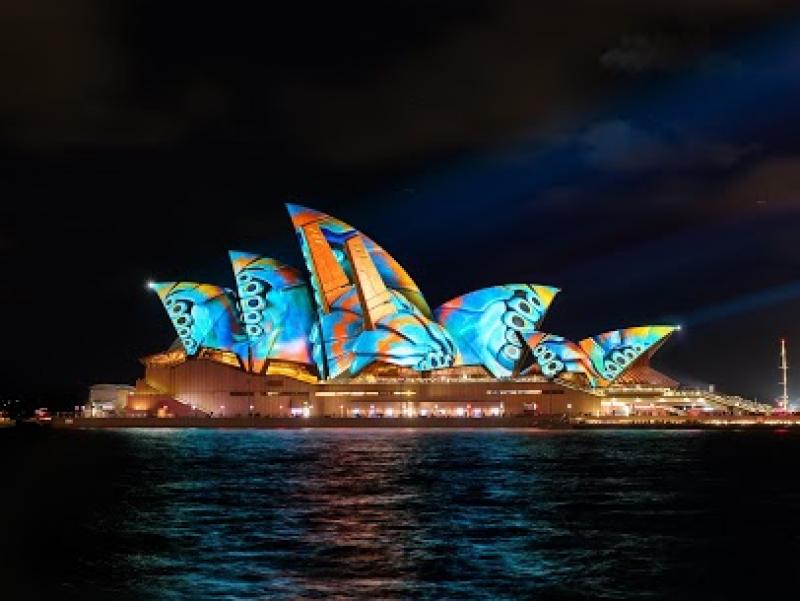 Vivid Sydney cruise