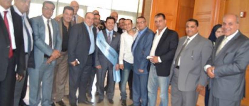 مجلس نقابة المهن الموسيقية يقدمون التهنئة لنقيب الموسيقيين وسفير النوايا الحسنة الفنان الكبير هانى شاكر