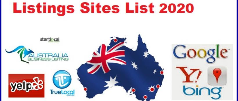 60+ Free Australian Business Listings Sites List for 2020