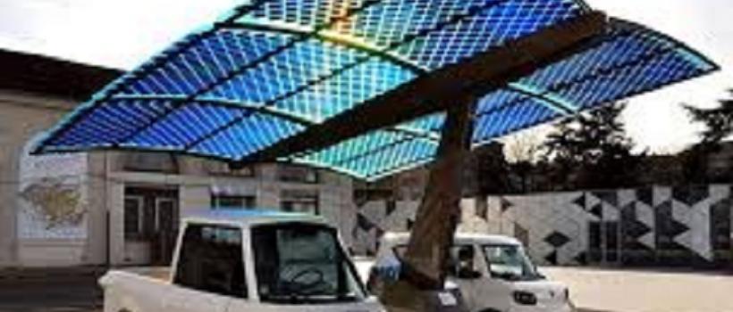 Automotive Solar Carport Charging Stations