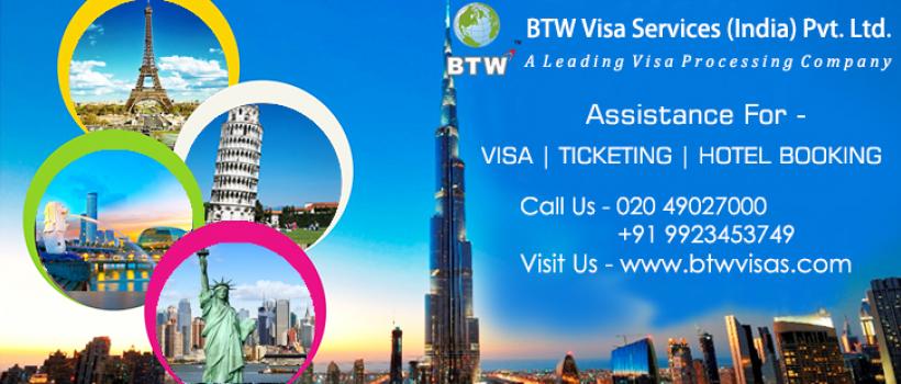 Top Visa Consultants In Hyderabad - Let us Find Certified Licensed visa consultants for Australia, Singapore, Canada, UK, USA, Dubai, New Zealand, Malaysia and all countries with doorstep document collection facility services @ Nominal fees/cost/charges and Process from leading visa experts, specialists. Get 100% visa assistance for individuals under the guidelines of Visa professionals. Apply now for Visa with BTW VISA SERVICES which is the best Visa Consultants In Hyderabad.