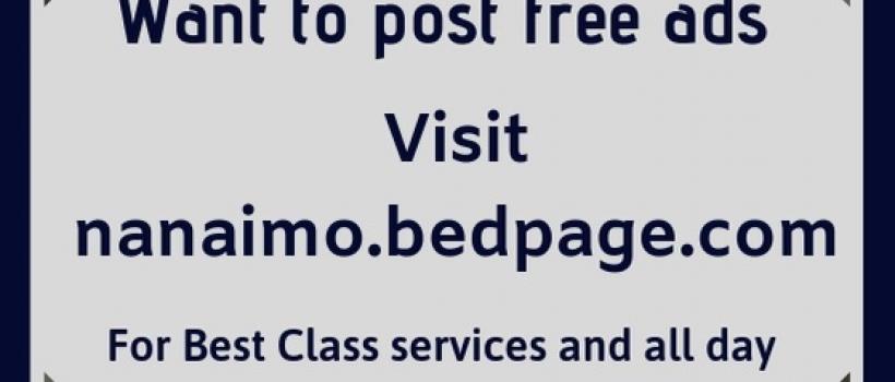 Free ad posting on this site – Bedpage Nanaimo