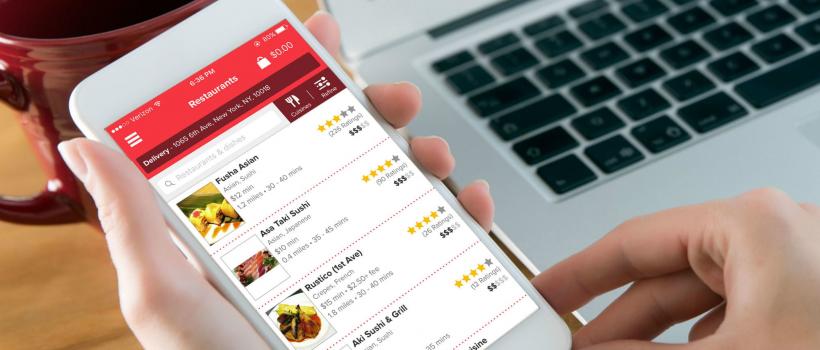 Food delivery app development