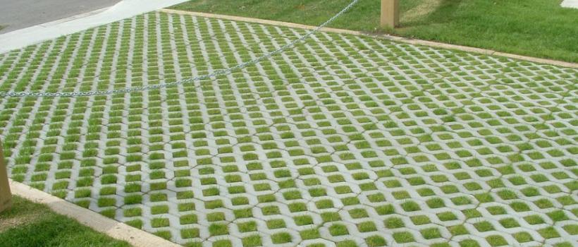 Green porous concrete
