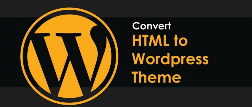 HTML to WordPress - Wordprax
