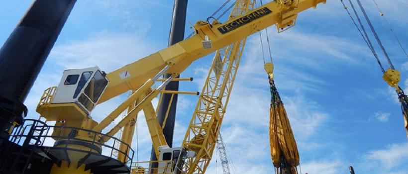 Offshore Telescopic Boom Crane