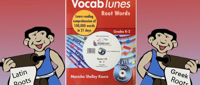 Vocab Tuns Root Word Book for K-2 Kids to Improve English Scores