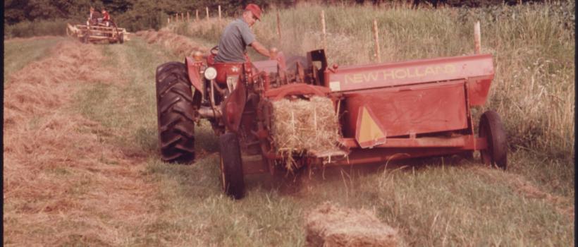 Straw Baling Machine