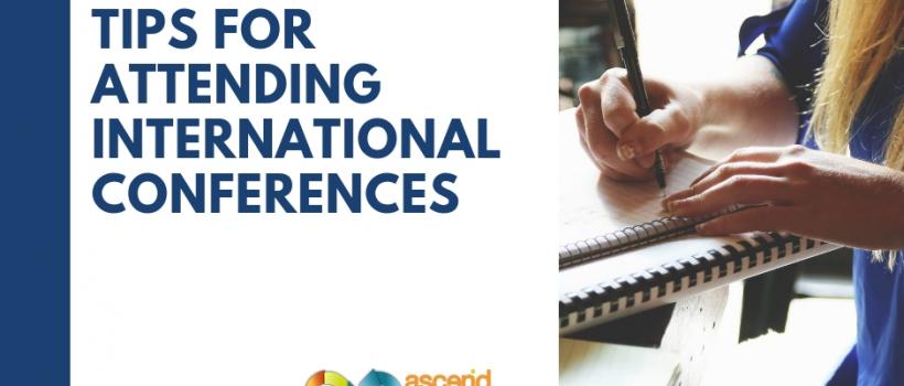 Tips for attending international conferences