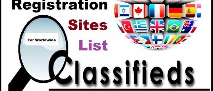 Top 200+ Free Non-registration Classified Sites List 2020