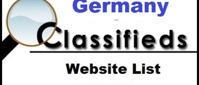 Top 40+ Free Germany Classifieds Sites List 2020