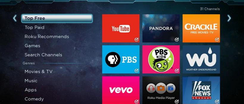 roku channels