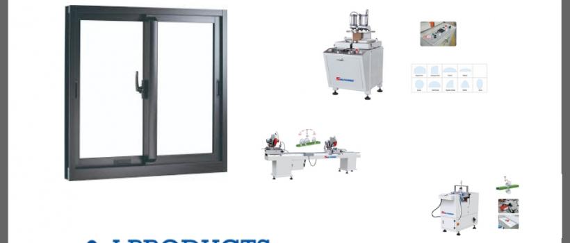   aluminium window door manufacturing machinery 