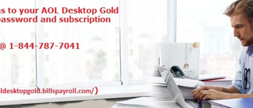 Install AOL Desktop gold