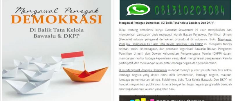 http://bridgeurl.com/mengawal-penegak-demokrasi-di-balik-tata-kelola-bawaslu-dan-dkpp-buku-penegak-demokrasi-by-gunawan-suswantoro-isbn-9786022989905-jual-buku-mengawal-penegak-demokrasi-di-balik-tata-kelola-bawaslu-dan-dkpp-download-ebook-panduan-mengawal-demokrasi-pdf