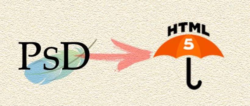 PSD to HTML5